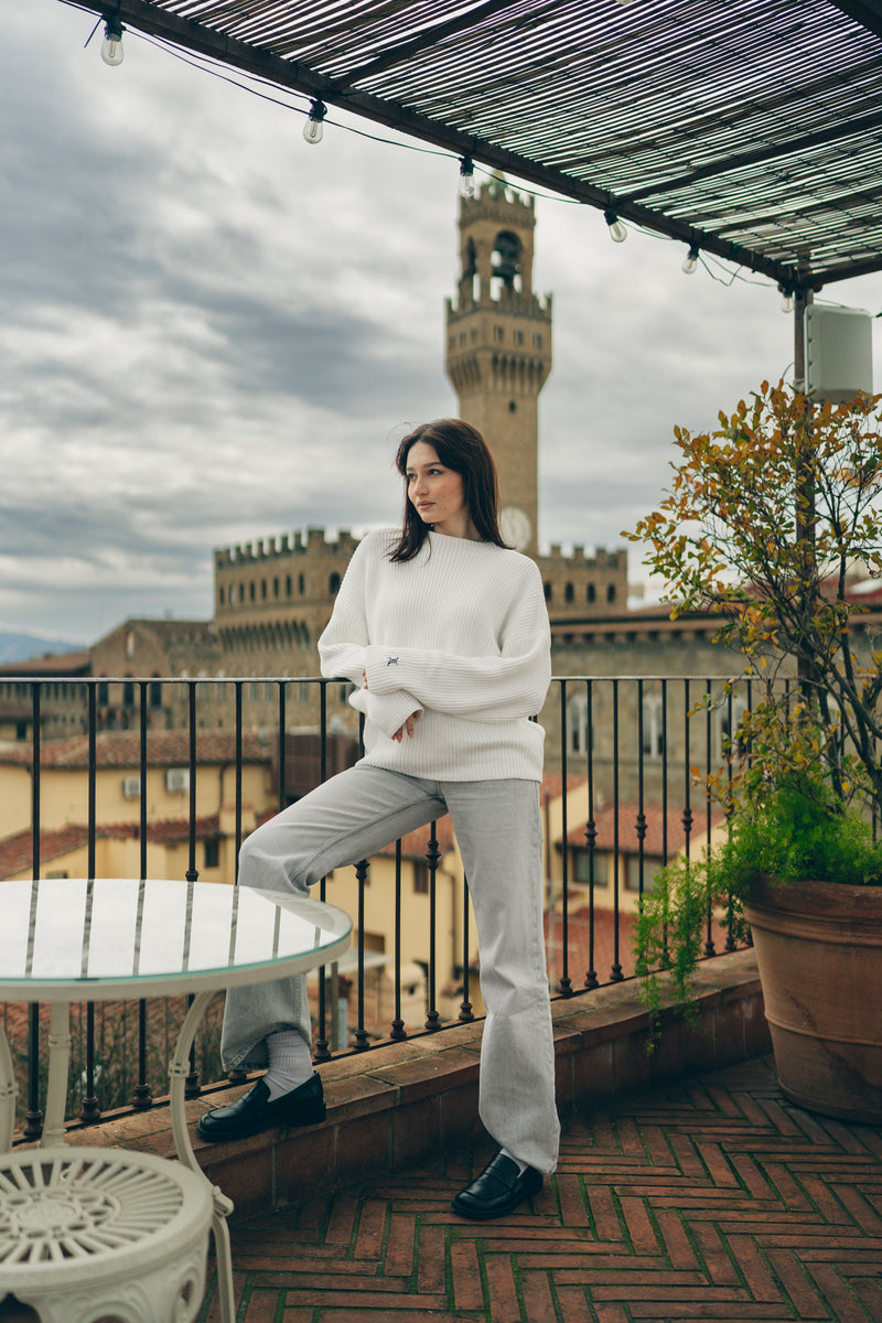 GEMINI SWEATER WHITE